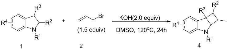一种芳并二氢吡咯[2,3]并环丁烷类化合物及其合成方法