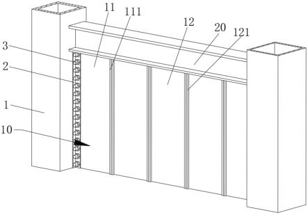 一种超薄延性钢板墙的安装结构的制作方法