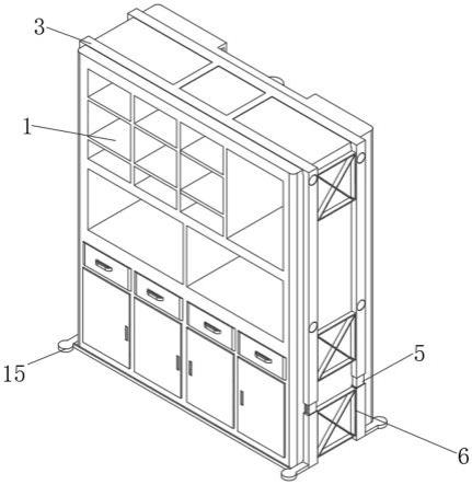 一种采用隐藏螺钉式安装结构的家居柜的制作方法