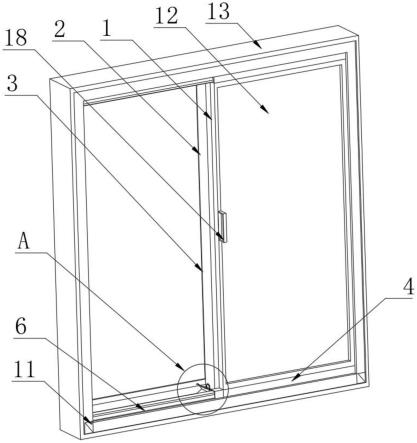 一种推拉式铝塑共挤型门窗的制作方法