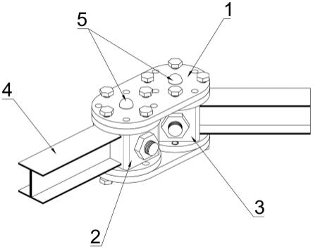一种工字钢多角度连接装置的制作方法