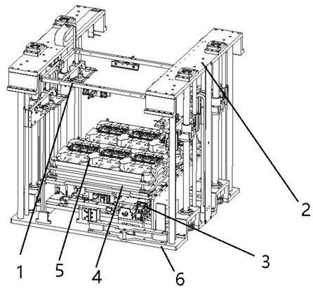 一种配合推车式的吸塑盒定位换盘机构的制作方法