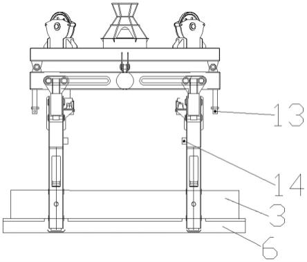 一种液压支架结构件自动转运定位装置的制作方法