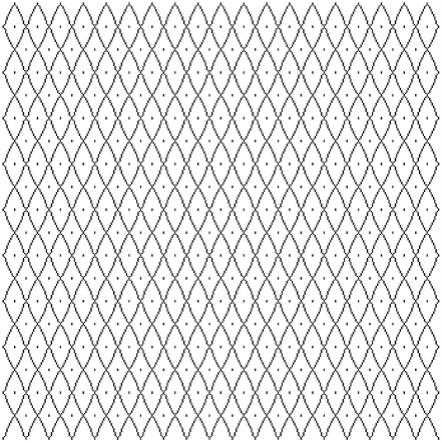 篱笆纹针织组织结构的制作方法