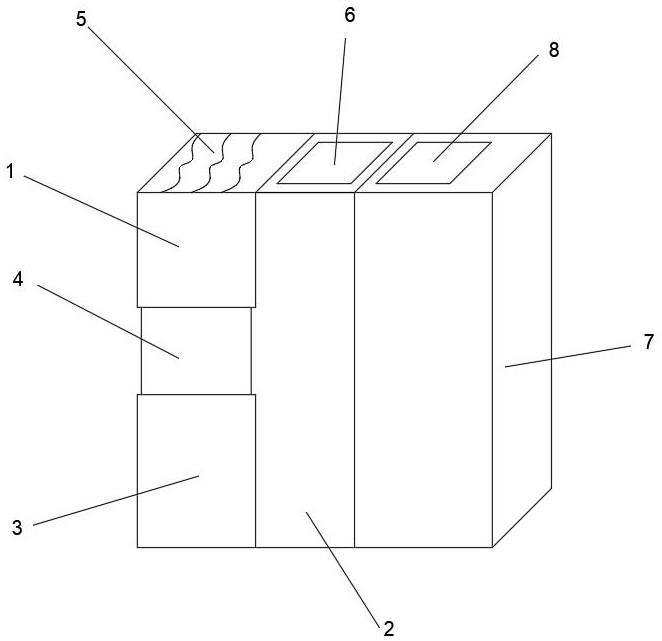 一种新型长方体按压自动弹出式糖果盒的制作方法