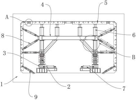 一种综合管廊台车滑模支撑系统的制作方法