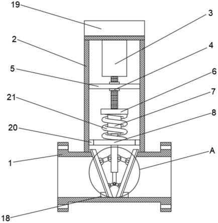 一种带有弹性伸缩杆的液压启闭机的制作方法