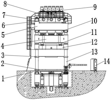 封头冲压专用液压机的制作方法