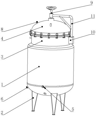 一种香梨膏生产用立式蒸煮锅的制作方法