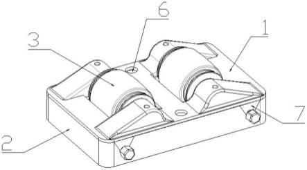 一种基于偏心轴的可调节道岔辊轮装置的制作方法