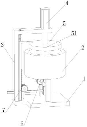 一种用于制作茶饼的压茶机的制作方法