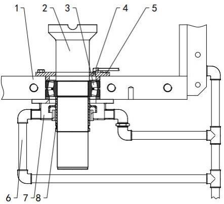 一种立辊齿轮箱低速轴密封结构的制作方法
