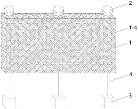 一种新型浸没式生物巢反应墙的制作方法