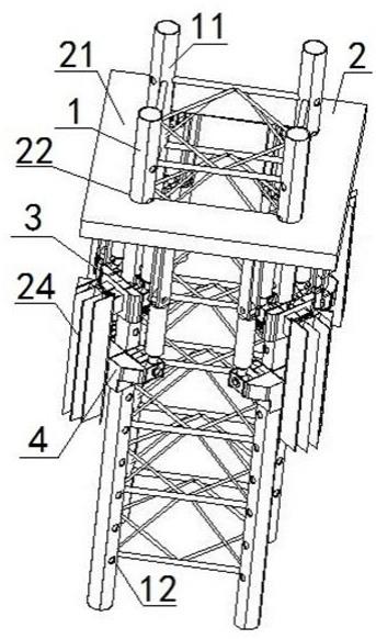 一种连续型桁架液压插销升降系统的制作方法