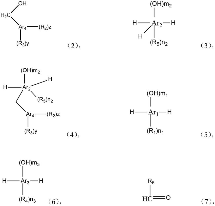 一种含多官能团取代苄基酚醛类聚合物及其制备方法和应用与流程