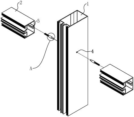 一种幕墙横梁立柱浮动式安装结构的制作方法