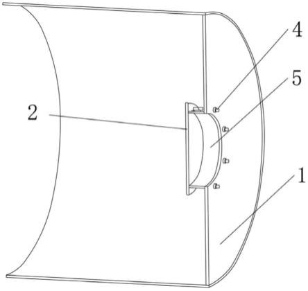 一种圆抛桶用的盖板结构的制作方法