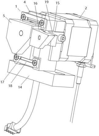一种自动护膝机的针脚密度调节装置的制作方法
