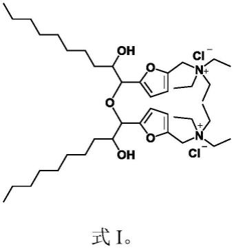 一种呋喃双子季铵盐化合物及其制备方法和应用