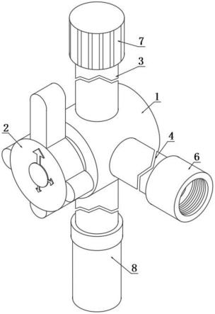一种导尿管与引流袋之间的延长连接管的制作方法