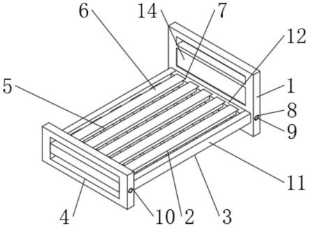 防变形组合式木床的制作方法