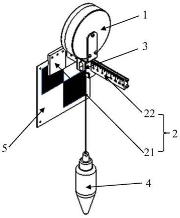 标靶垂直投射测距仪及其使用方法与流程