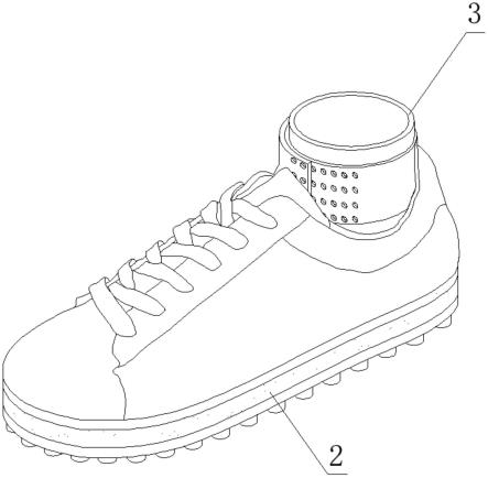 一种具有脚踝保护结构的减震休闲鞋的制作方法