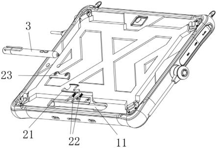 一种带触控笔固定装置的平板电脑的制作方法