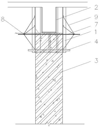 柱头浇筑模板结构的制作方法