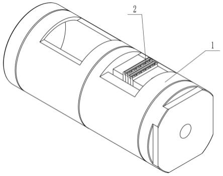 一种加工超长筒体内槽用的组合镗床拉刀装具的制作方法