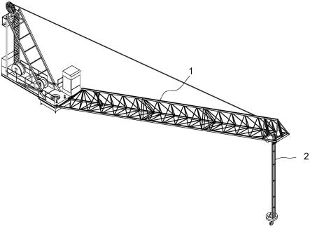 600T全自动高安全抗风海工绕桩吊机的制作方法