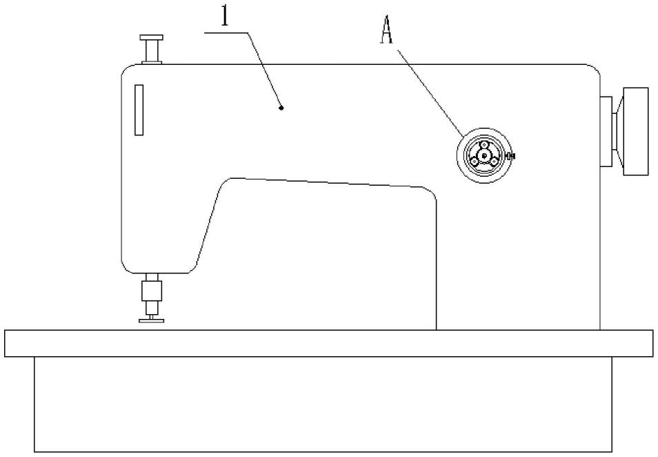 一种平缝机针距座的调节装置的制作方法