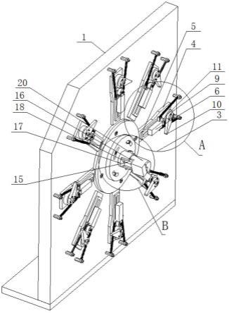 钢丝折弯成异性回形针的装置的制作方法