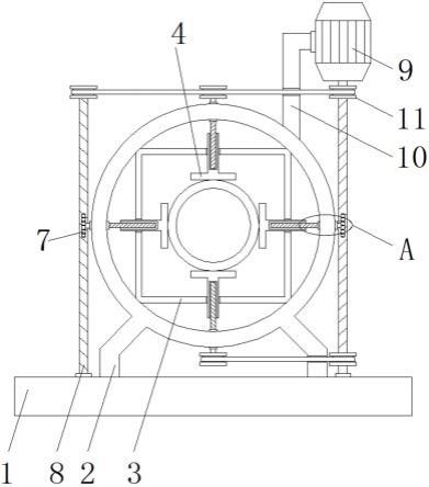 一种螺旋管管端坡口成型设备用夹持结构的制作方法