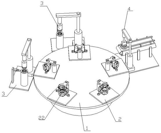 一种浮钳盘式制动器装配检测生产线的制作方法