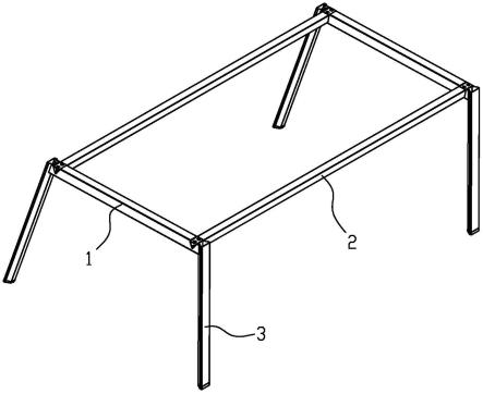 桌脚固定结构的制作方法