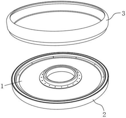 一种立磨喷口环与挡料圈的改进结构的制作方法