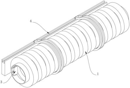 一种内置传感器的可伸缩变形隧道防结晶堵塞排水管的制作方法