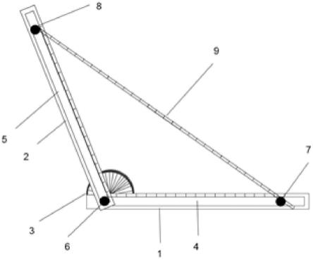 一种三角形余弦定理演示器的制作方法