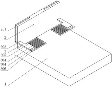 一种带笔记本电脑桌的双人床的制作方法