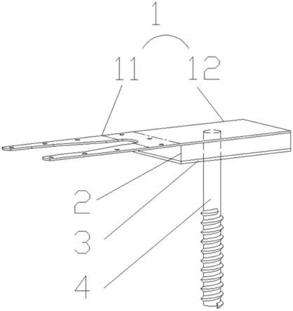一种适用于装配式木框架剪力墙的双肢预埋锚筋连接件的制作方法