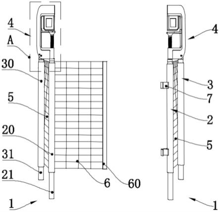 一种配电塔架高空作业阻隔装置的制作方法