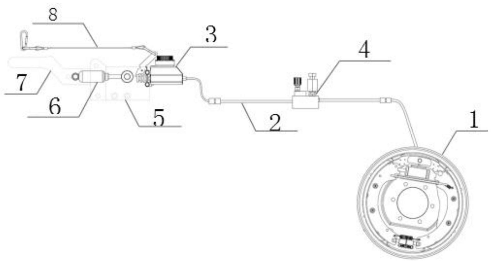 一种惯性液压制动系统倒车解锁结构的制作方法
