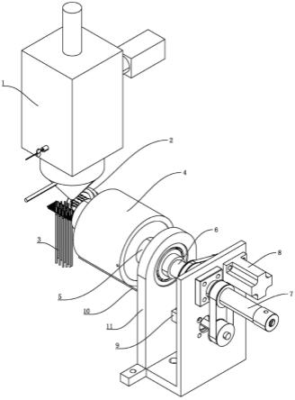 一种密集针脚连接器激光软钎焊装置的制作方法