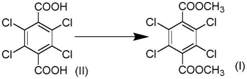 2,3,5,6-四氯-1,4-苯二甲酸二甲酯的制造方法与流程