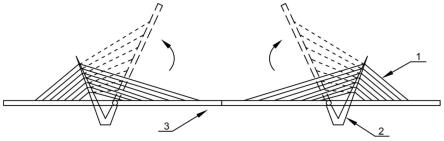 一种CFRP板带支承的开合桥的制作方法