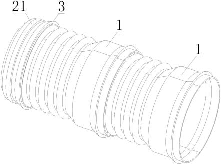 一种扩口式波纹管及稳固式密封限位结构的制作方法