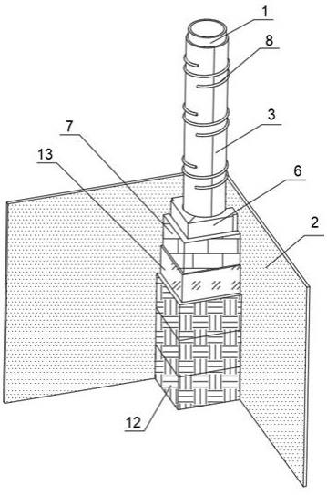 一种用于室内的下水管二次隔音结构体的制作方法