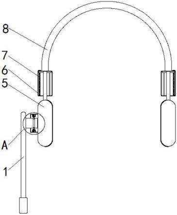 一种无线连接的头戴话筒的制作方法