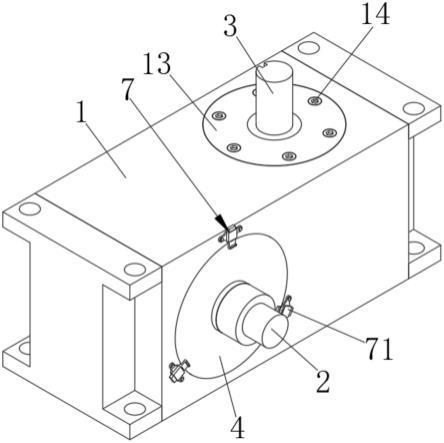 分割器凸轮轴环绕密封结构的制作方法